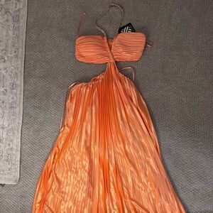 Orange cut out dress from these 3 NWT
